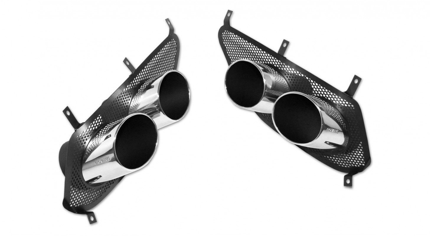 NOVITEC tailpipes (Set of 2) with new mesh-insert